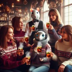 Bluestocking: Do androids dream of electric hair?