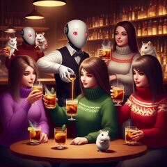 Bluestocking: Do androids dream of electric hair?