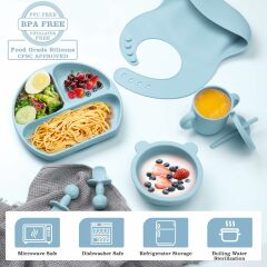 Silicone Baby Feeding Set