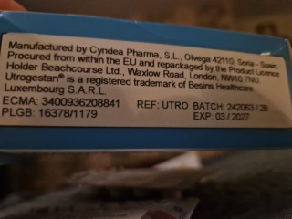 New kind of Progesterone pill... bit worried
