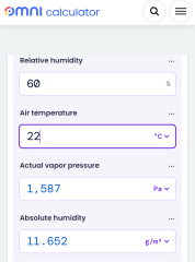 If you monitor your indoor humidity - what is it?