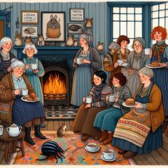 Bluestocking: Do androids dream of electric hair?