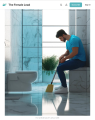 AI Thinks Men Can’t Clean Toilets…