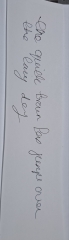 Dull and pointless thread: To think that my husband is wrong and my handwriting is perfectly legible.
