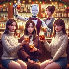 Bluestocking: Do androids dream of electric hair?