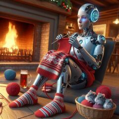 Bluestocking: Do androids dream of electric hair?