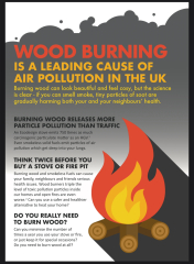 HIGHLIGHTING DANGER OF WOODBURNERS