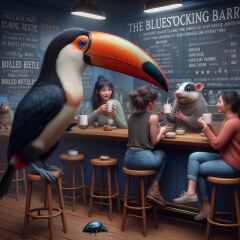 Bluestocking: Do androids dream of electric hair?