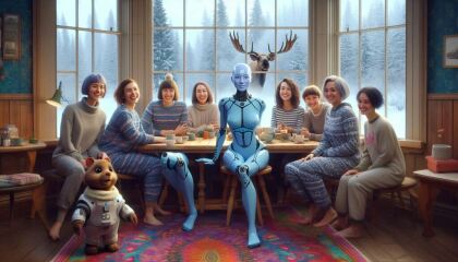 Bluestocking: Do androids dream of electric hair?