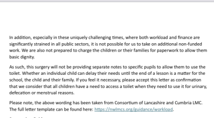 Get a note from your doctor: Toilet Pass