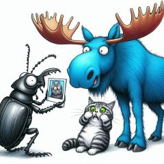 Bluestocking: Do androids dream of electric hair?