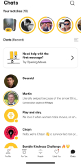 Anyone know more than me about Bumble?