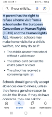 School coming to home to view sick child - Normal?