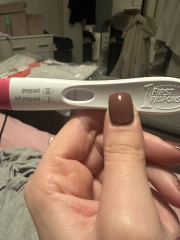 Faint test line