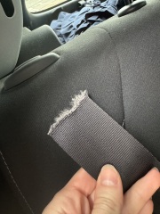 Car seat broke seat belt ??