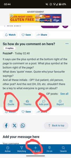 So how do you comment on here?