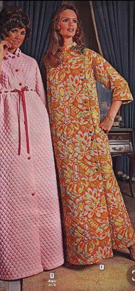 Stylish Quilted Housecoat