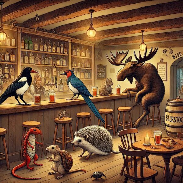 Bluestocking: the one where Boiled gets to the bar first!