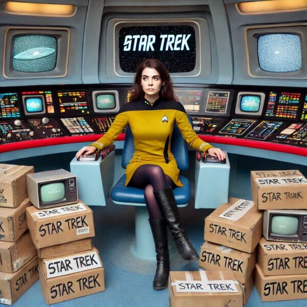 The Bluestocking - the one with the Christmas stocking