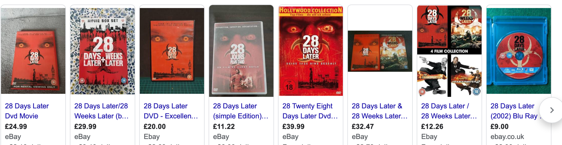 To ask about DVDs…