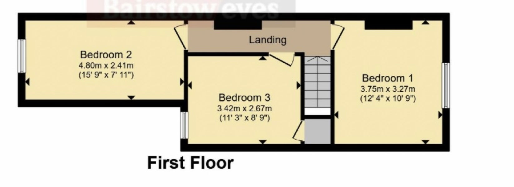 Space for upstairs WC ?