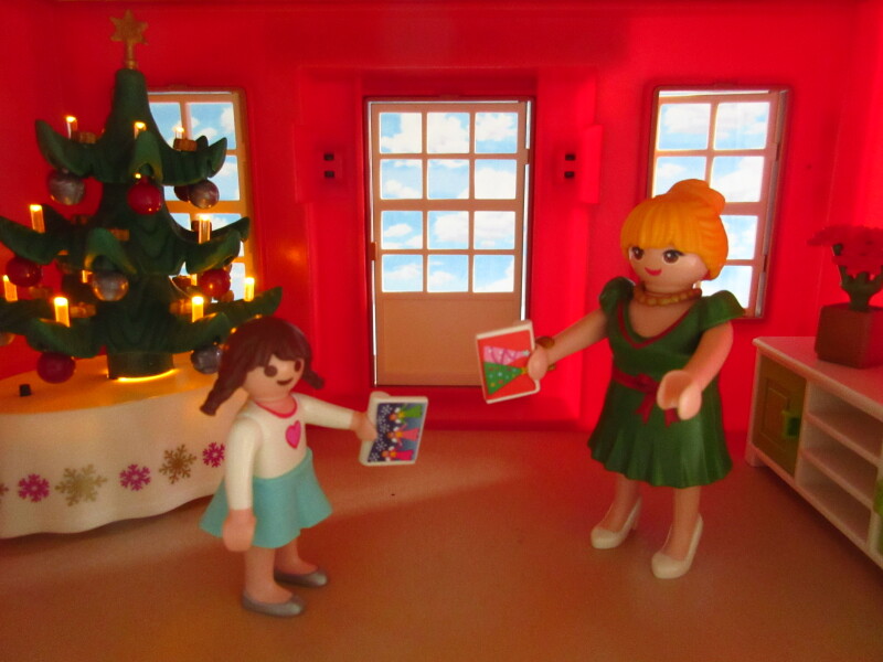 It's advent for the Playmobil people in our house...