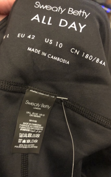 Any Sweaty Betty connoisseurs who could tell if these leggings are fake or the real deal?