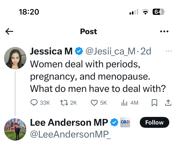 To think Lee Anderson is seen as fair game ?
