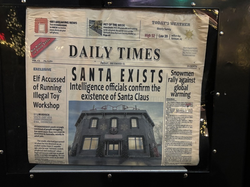 Come and tell us your dull and unexciting news 32: Calmly through the day