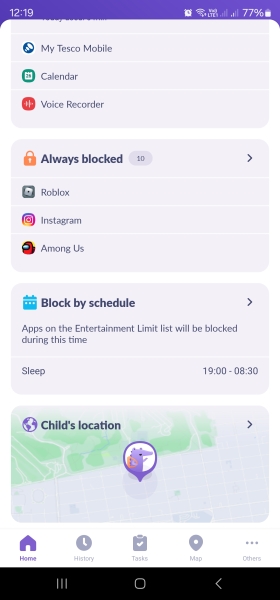 Child phone rules
