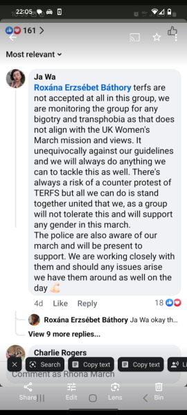 The “women’s march” that’s all about the men.