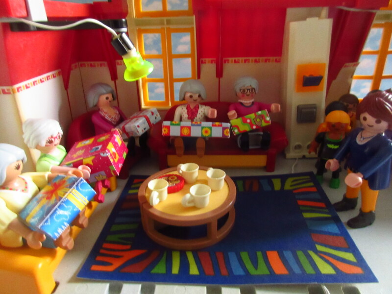 It's advent for the Playmobil people in our house...