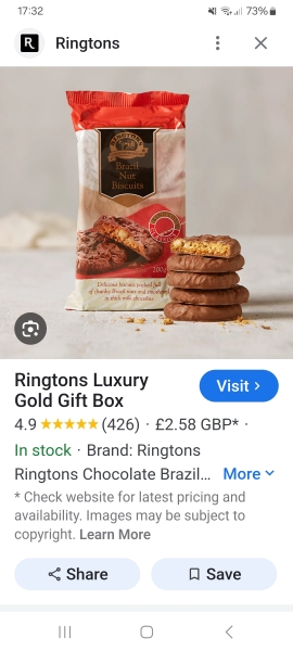 Really nice chocolate with nuts / biscuits?