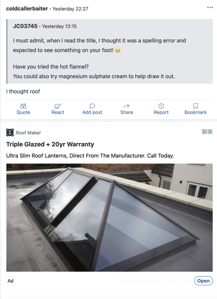 WTF is this on my foof?!