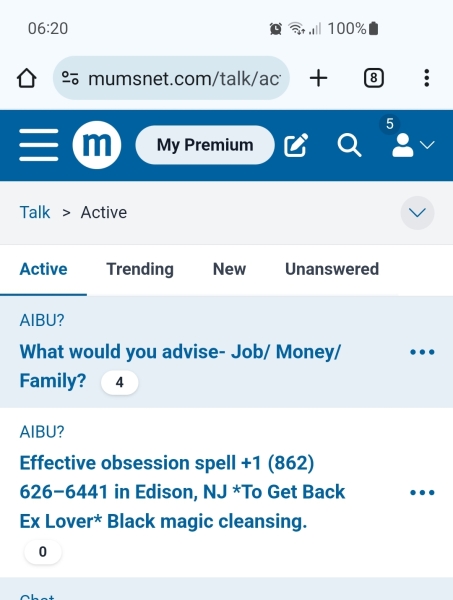 Can there be a "report thread" option direct from active convos?