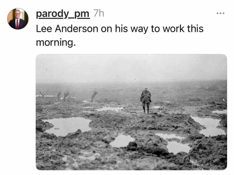 To think Lee Anderson is seen as fair game ?