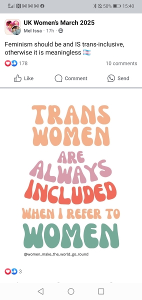 The “women’s march” that’s all about the men.