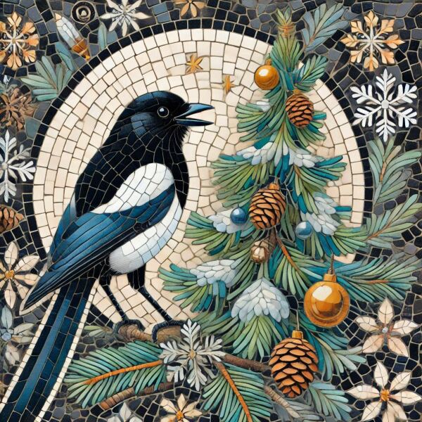 The Bluestocking - the one with the Christmas stocking