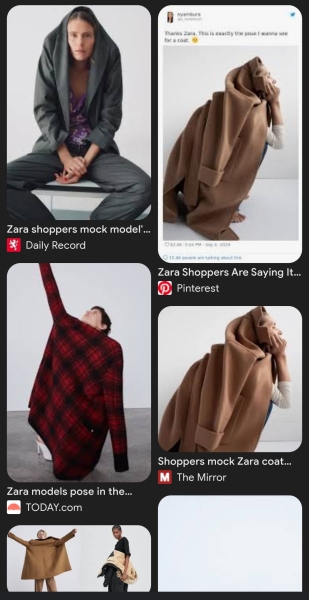 to think model poses have become a bit weird?! Pic attached