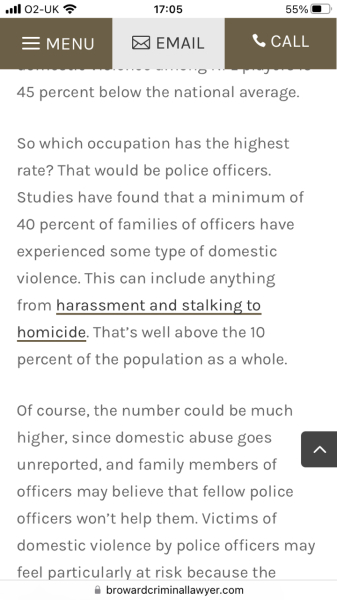 For being nervous about dating a someone in police ?