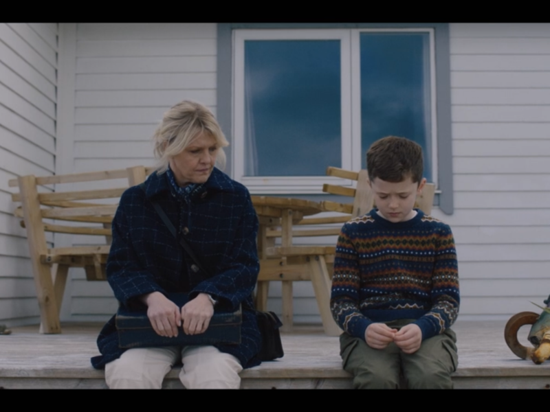 Ashley Jensen's coat in Shetland