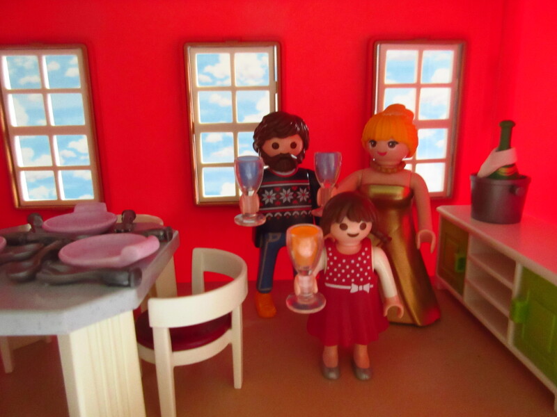 It's advent for the Playmobil people in our house...