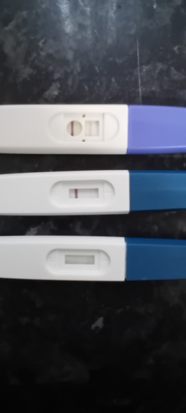 Confused with 3 tests🤷🏻‍♀️ photo attached in order!