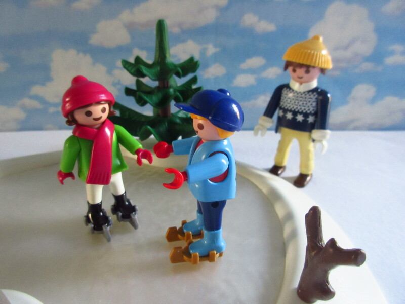 It's advent for the Playmobil people in our house...