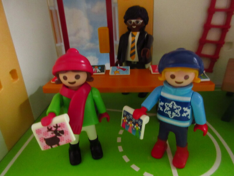 It's advent for the Playmobil people in our house...