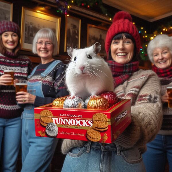 The Bluestocking - the one with the Christmas stocking