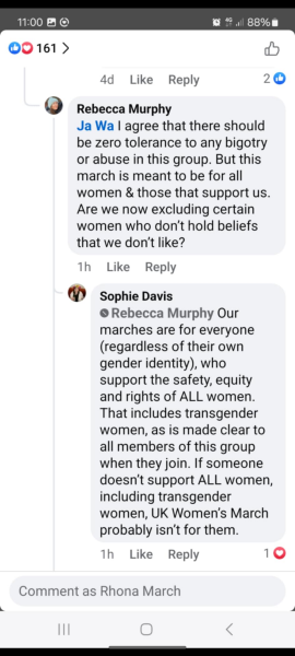 The “women’s march” that’s all about the men.