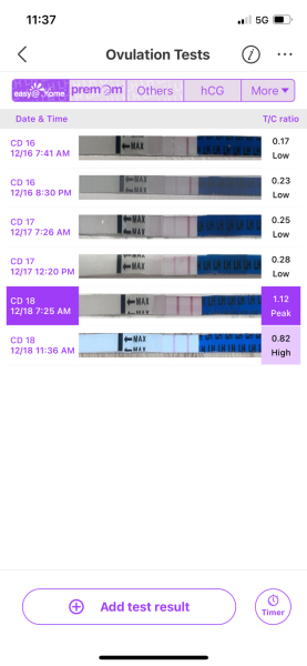 Ovulation - build up?