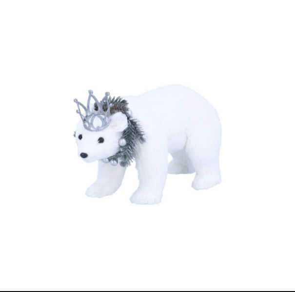 How do I give my polar bear his crown back?