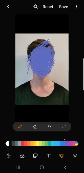 Is there too much shadow on this passport picture?